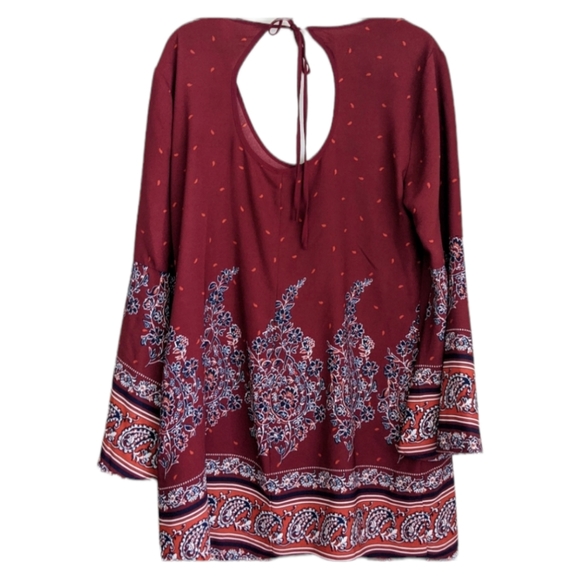 Xhilaration Boho Bell Sleeve Shift Dress ❤️✨ - Picture 5 of 11